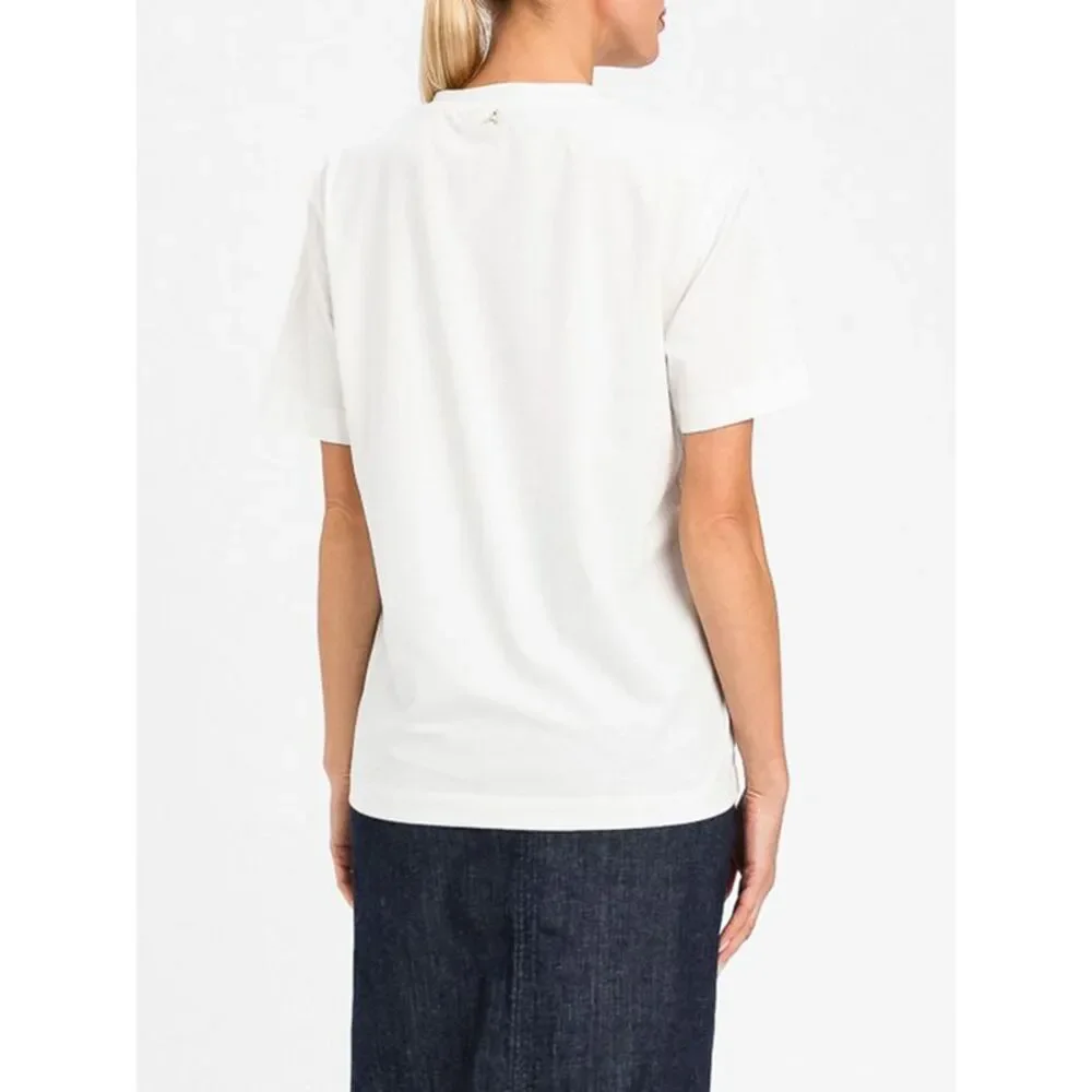 Actitude Twinset Women Actitude Twinset Graphic Print And Logo Cotton T-Shirt
